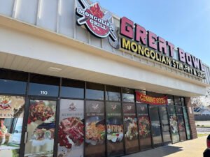 Great bowl Mongolian and sushi