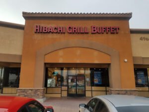 Hibachi grill buffet
